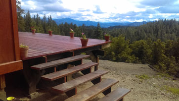 Shasta Cabin view from deck